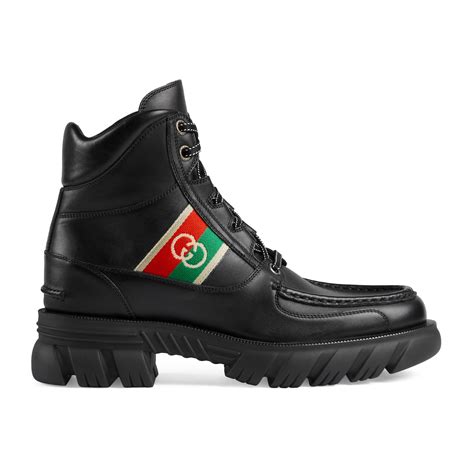 scarpe uomo gucci warbringer|gucci boots for men.